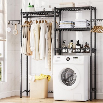 Over The Washer And Dryer Storage Shelf,laundry Room Organization Space ...