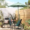 6' Round Outdoor Patio Market Umbrella with Black Pole - Room Essentials™ - 2 of 4