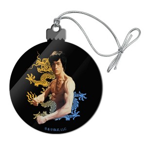 Bruce Lee Dragon Acrylic Christmas Tree Holiday Ornament - 1 of 4