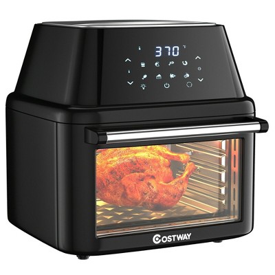 Costway 19 QT Multi-functional Air Fryer Oven 1800W Dehydrator Rotisserie w/ Accessories