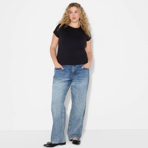 Women's Short Sleeve Crewneck ButterBliss T-Shirt - Wild Fable™ - 1 of 3