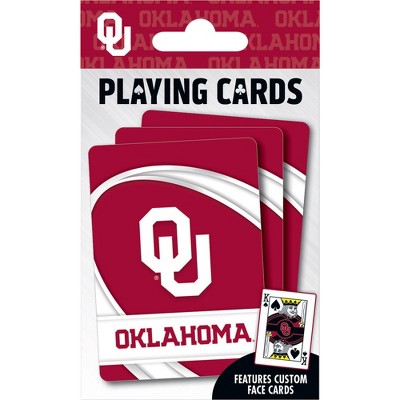 MasterPieces Officially Licensed NCAA Oklahoma Sooners Playing Cards - 54 Card Deck for Adults