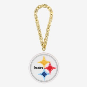 NFL Fan Chain, Big Neon Light Up Team Logo - Pittsburgh Steelers - 1 of 4