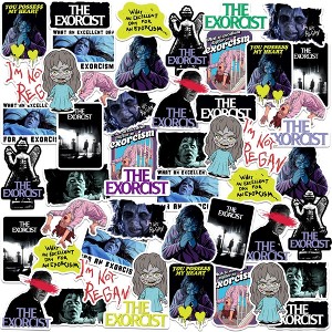 The Exorcist 50ct Vinyl Large Deluxe Stickers Variety Pack - 1 of 4