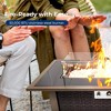 SereneLife Outdoor Propane Gas Fire Pit Table - SLNFLG44.5 - 4 of 4