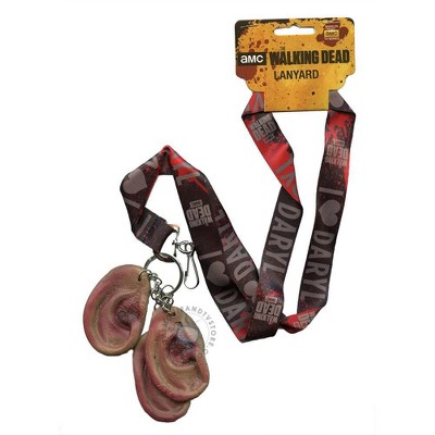 Just Funky The Walking Dead Lanyard With Zombie Ears