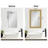 Amanti Art Mirror Makeover Bathroom Mirror Frame Border Kit - Fully Assembled Peel and Stick Frame - Mirror NOT Included - Grace Brushed Gold Trim - 4 of 4