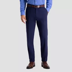 Haggar H26 Men's Flex Series Ultra Slim Suit Pants - Midnight Blue 36x30