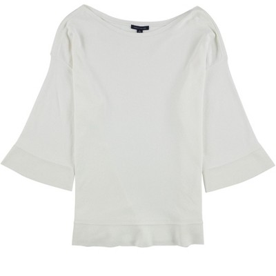 Tommy Hilfiger Womens Flare Sleeve Pullover Sweater