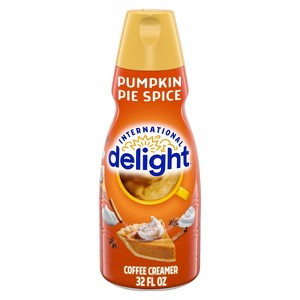 International Delight Pumpkin Pie Spice Coffee Creamer - 32 fl oz - 1 of 4