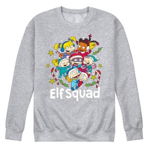 Men's - Rugrats - Elf Squad Graphic Fleece Sweatshirt - 1 of 4