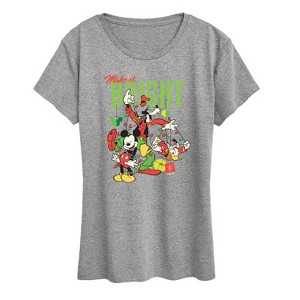 Women's - Disney - Make It Bright Short Sleeve Graphic T-Shirt - 1 of 4