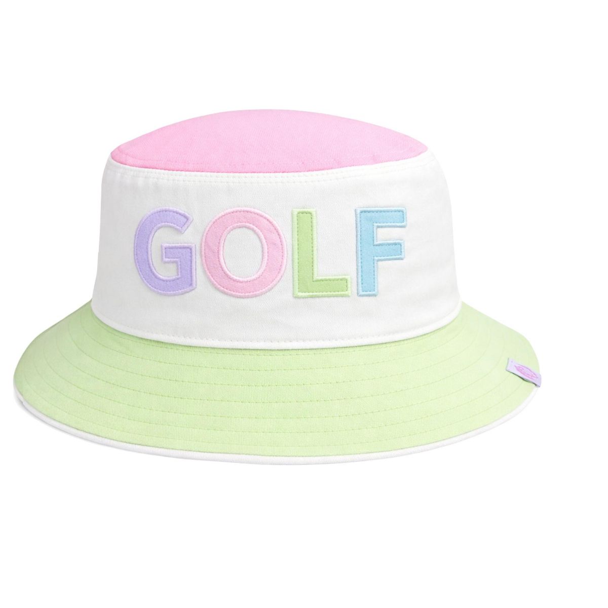 Bits & Bows Rainbow Golf Bucket Hat - thumbnail 4