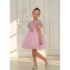 2Bunnies Girls' Ombre Sequin Sparkle Tulle Puff Sleeve Dress - 3 of 4