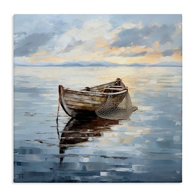 Stupell Industries Fishing Boat Painting, 30" x 30"