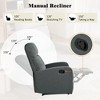 Modern Manual Recliner Chair with Adjustable Backrest, 3 Recline Positions, Living Room Home Theater - 3 of 4