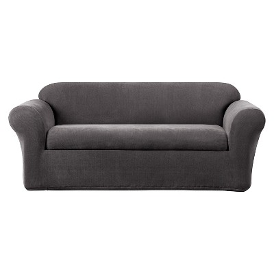 2 seater discount sofa cover grey