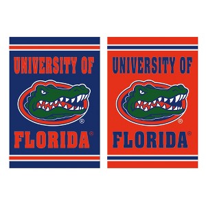 Embossed Suede, University of Florida Double Sided Indoor Outdoor Decor 18" x 12.5" - 1 of 4
