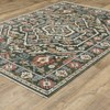 Captiv8e Designs Hanford Global Medallions Green/Pink Rug - 2 of 4