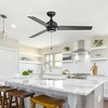 Airsurfer 52" 3-Blade Ceiling Fan without Light, Pull Chain Control, 3-Speed Reversible Motor - 2 of 4