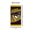Sweet Home Collection NHL Pittsburgh Penguins 30" x 60" Beach Towel - 3 of 3