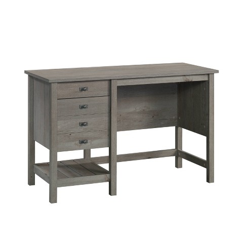 Cottage Road Computer Desk With Storage Mystic Oak- Sauder: Modern Home ...