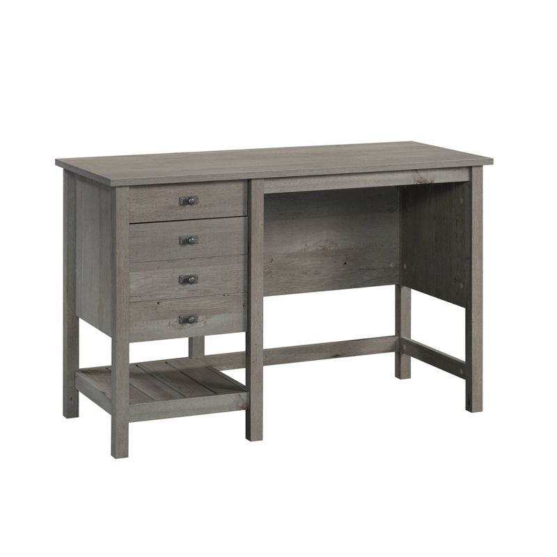 Cottage Road Computer Desk with Storage Mystic Oak- Sauder: Modern Home Office, File & All Purpose Drawers, MDF Laminate Finish, 1 of 9