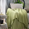 PiccoCasa Sofa Couch Solid Lightweight Cotton Knit Soft Throw Blanket - 3 of 4