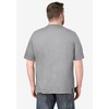 KingSize Men's Big & Tall Shrink-Less Lightweight Henley T-Shirt - 3 of 4