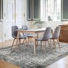 Coolmee Soft Contemporary Abstract Throw Rug Stain Resistant Washable Farmhouse Floor Cover for Living Room Playroom Nursery - 3 of 4