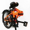 ZiZZO Via 7 Speed 20" Folding Cruiser Bike - Metallic Orange - 3 of 4