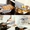REGALWOVEN Soft Oven Mitts, Heat-Resistant Cooking Gloves, Thick Cotton Lining, Flexible Gripping for Baking, Kitchen Mitts 2Pcs - 2 of 4