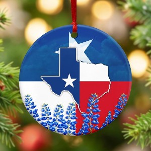 Christmas Texas Gifts for Women Men - Ceramic Ornaments 2025 for Tree Decorations - 1 of 3