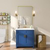 Organnice Aluminum Frame Bathroom Vanity Mirror - 2 of 4
