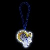 NFL Fan Chain, Big Neon Light Up Team Logo - Los Angeles Rams - 2 of 4