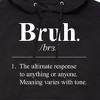 Men's - Instant Message - Bruh Definition Graphic Fleece Pullover Hoodie - 2 of 4