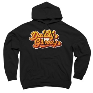 Adult Design By Humans Retro Vintage Daddys Groovy By AmberDawn888 Pullover Hoodie - 1 of 2