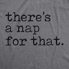 Mens There's A Nap For That T Shirt Funny Sleep Lazy Tee - Crazy Dog Men's T Shirt - 2 of 4