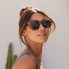 WMP Eyewear Oversized Cat Eye Polarized Sunglasses - 3 of 4