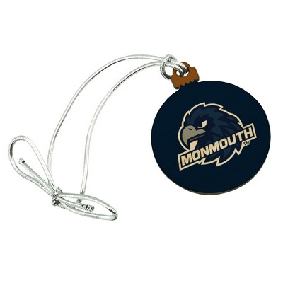 Monmouth University Official Hawks Logo Mini Small Tiny Wood Christmas Tree Holiday Ornament