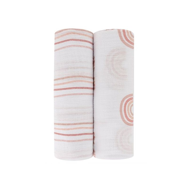 Ely's & Co. Cotton Muslin Swaddle Blanket  2 Pack, 1 of 6