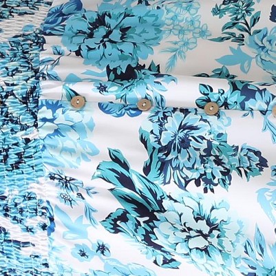 blue floral