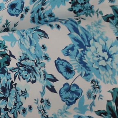 blue floral