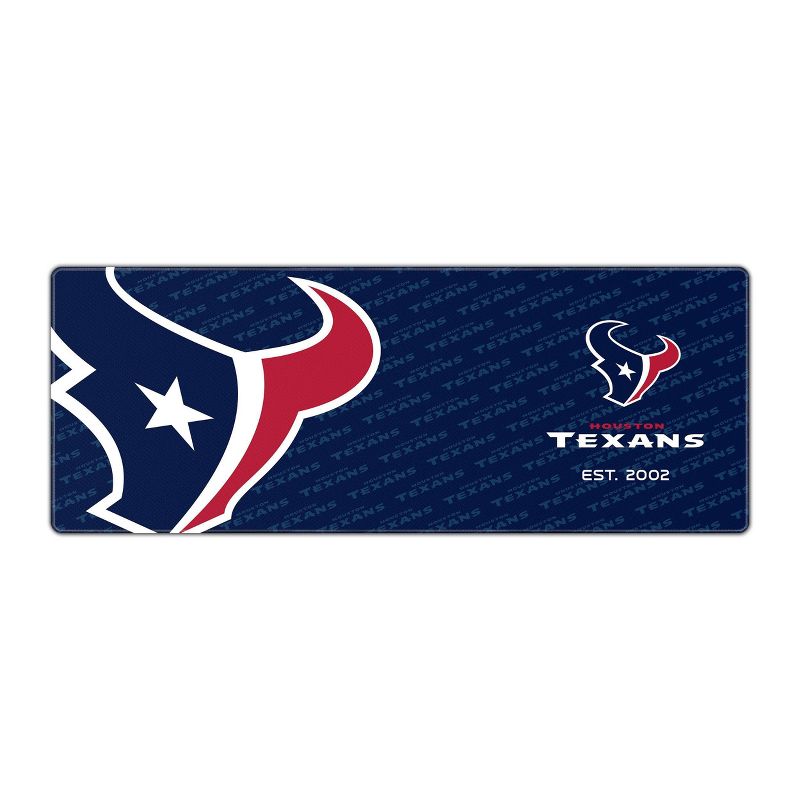 NFL Houston Texans Logo Series 31.5&#34; x 12&#34; Desk Pad, 1 of 4