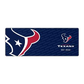 NFL Houston Texans Logo Series 31.5" x 12" Desk Pad