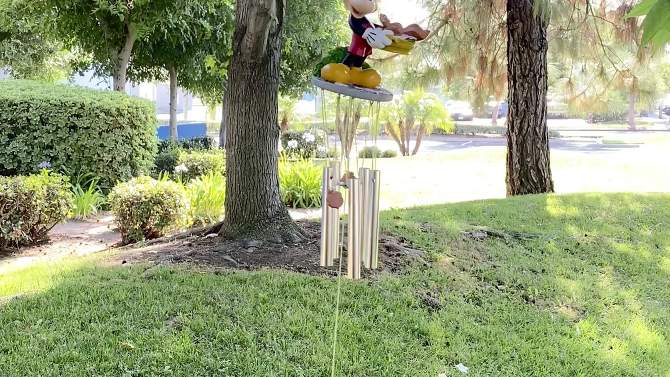 Disney 20&#34; Mickey Mouse Metal/Resin Wind Chime, 2 of 7, play video