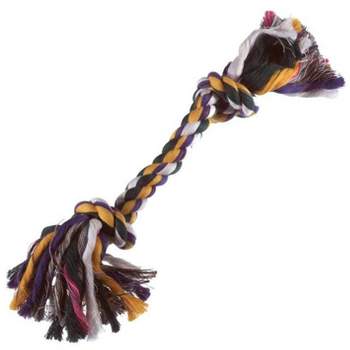 Boss Pet Digger's Multicolored Cotton Rag Bone Rope Dog Tug Toy Small 1 pk