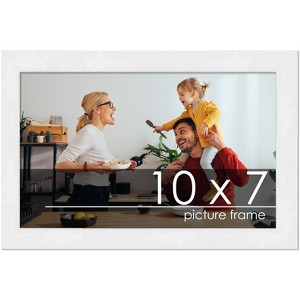 PosterPalooza | 10x7 Wood Frame with UV Acrylic, 6 Finishes: Black, White, Bronze, Silver, Wood, Mahogany - 1 of 4
