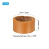 Unique Bargains Wear-Resistant Leather Belt Loop Keeper for Wide Straps Replacement 2 Pcs - 2 of 4