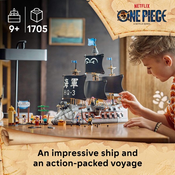 LEGO ONE PIECE Acorazado Marino de Garp 75646 2